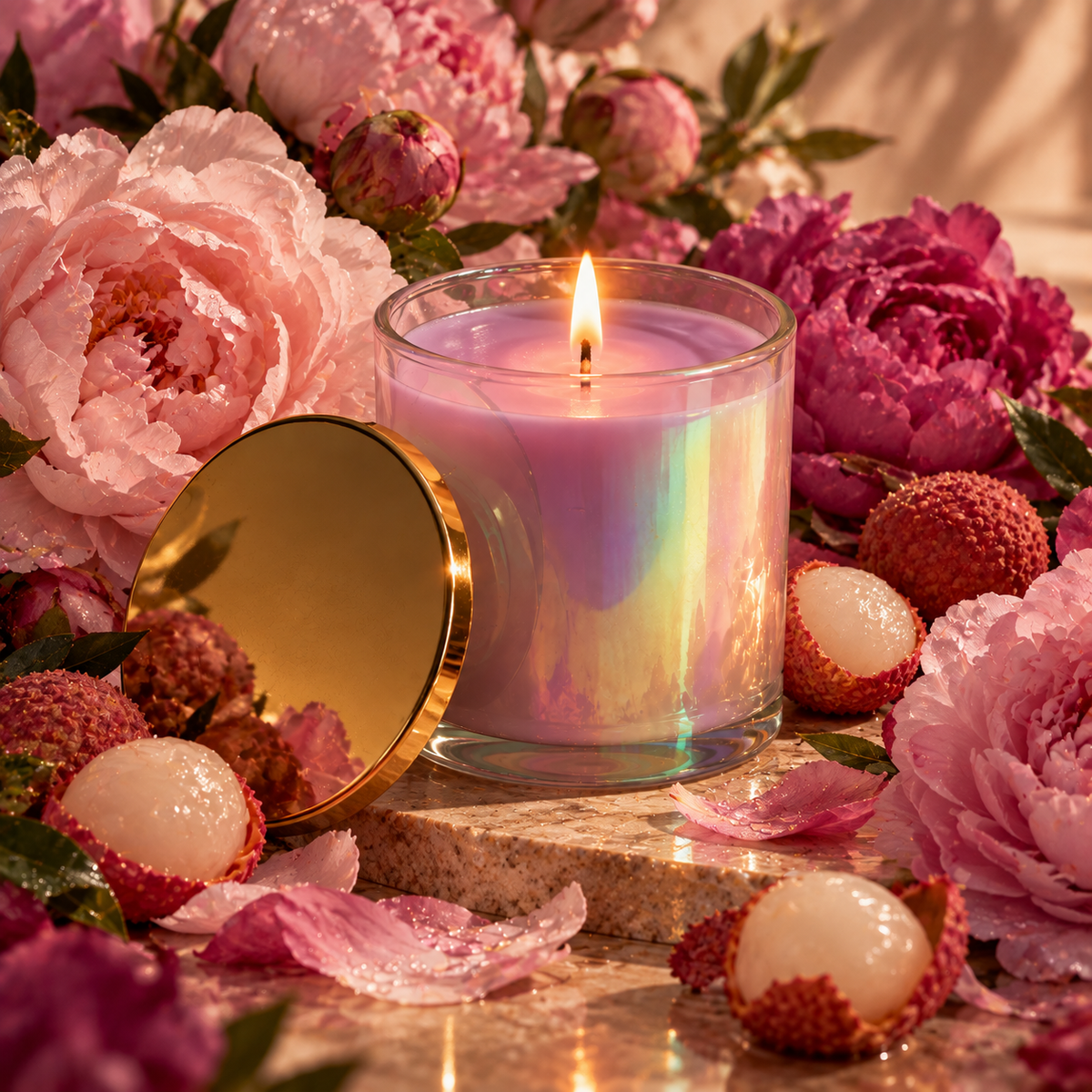 Lychee Peonies